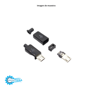 Conector Micro USB tipo Macho (1 set)