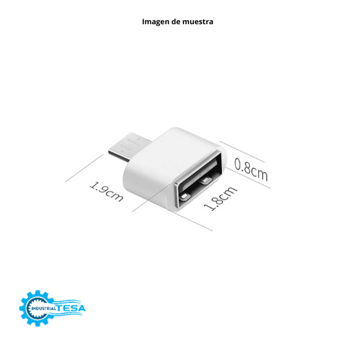 Adaptador OTG Micro USB Macho a USB Hembra