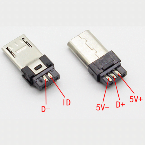 Conector Micro USB tipo Macho (1 set)
