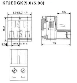Bloque Conector PCB 8 Terminales