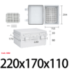 Caja para Conexiones Electricas de plastico impermeable IP67