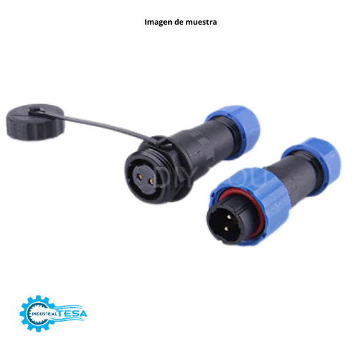 Conector de Acoplamiento SP16 2 Pines Macho/Hembra
