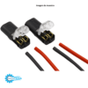 Conector Electrico Impermeable Abrazadera de Cable 2 Vias