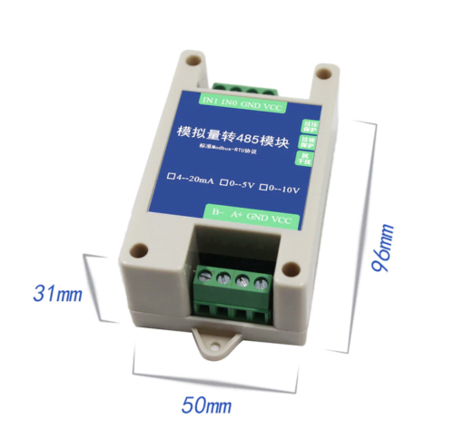 Convertidor (Interface) Señal Analógica de 0 - 5V a Protocolo Modbus