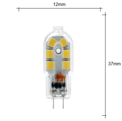 Lampara LED 2W DC12V Blanco Frio