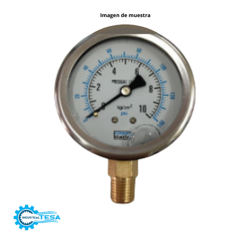 Manómetro Analógico de Vacío Rosca YN60 2.5