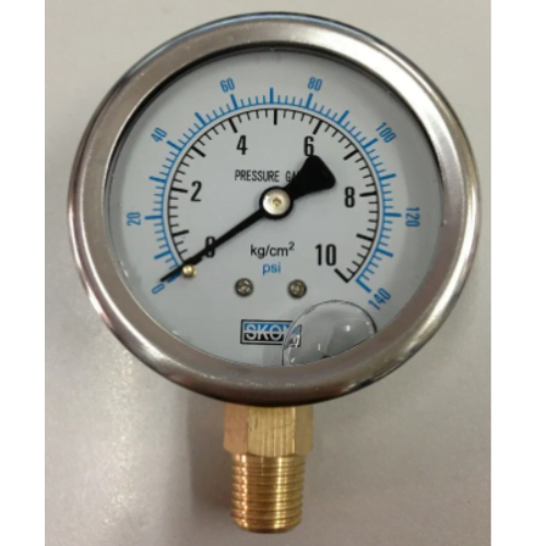 Manómetro Analógico de Vacío Rosca YN60 2.5