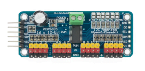 Modulo Driver I2C 16 Canales interfaz PCA9685