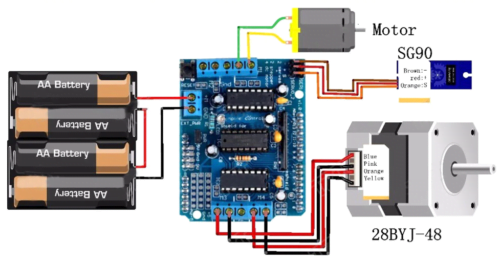 motor_drive_6 Placa Controladora de Motor L293D