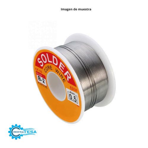 Rollo de Soldadura Estaño 0.5 mm Modelo B-2