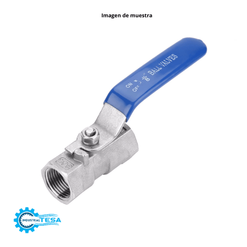Válvula de Bola de Acero Inoxidable 3/8 pulgadas