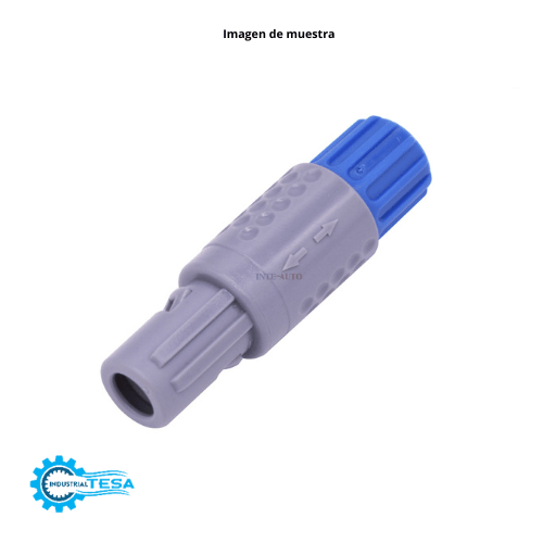 Conector de tracción de empuje AZUL Conector TAA 40°, de Tracción Empuje de Plástico de Soldadura 8 Pines Macho/Hembra