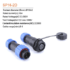 Conector de Acoplamiento SP16 2 Pines Macho/Hembra