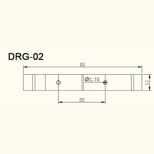 Soporte de placa de circuito DIN DRG-02