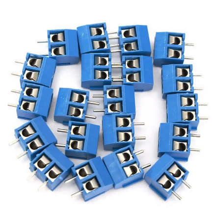 Bloque Conector Terminal 2 Pines Bloque Conector Terminal, 2 Pines para Montaje en PCB