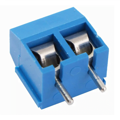 Bloque Conector Terminal 2 Pines_3 Bloque Conector Terminal, 2 Pines para Montaje en PCB
