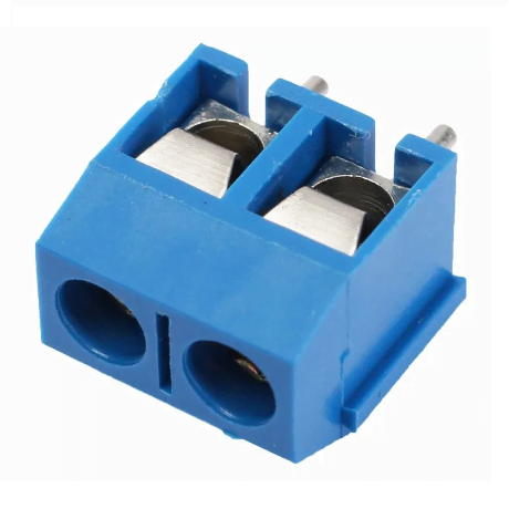 Bloque Conector Terminal 2 Pines_4 Bloque Conector Terminal, 2 Pines para Montaje en PCB