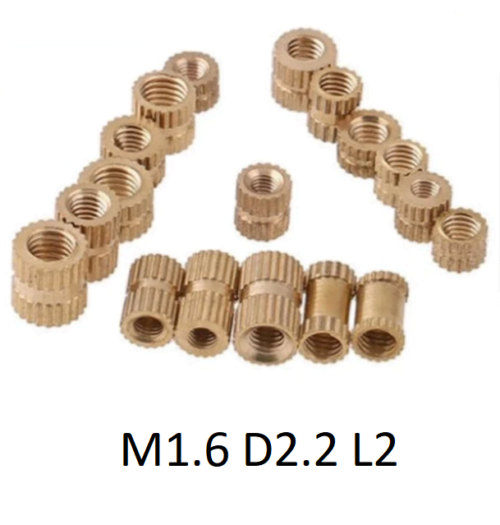 Tuerca de Inserción M1.6 D2.2 L2