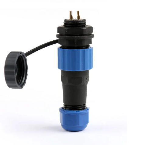 Conector Acoplamiento SP16 2 Pines Conector de Brida SP16 Macho/Hembra IP68 2 Pines
