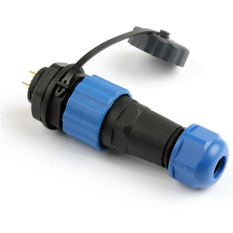 Conector Acoplamiento SP16 2 Pines_2 Conector de Brida SP16 Macho/Hembra IP68 2 Pines