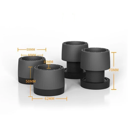 Base de Fijación para Esquinas Antideslizante 4 Piezas