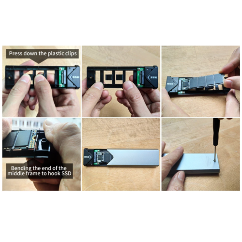 Carcasa de Disco Duro Compacta Entrada Tipo C_4 Carcasa de Disco Duro Compacta Entrada Tipo C