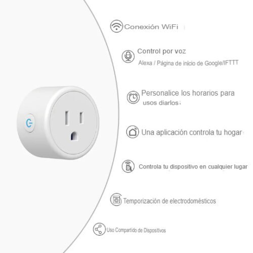Enchufe Inteligente Wi-fi con Control de Voz