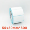 Etiqueta Térmica Adhesiva 50 x 30mm 800pzs