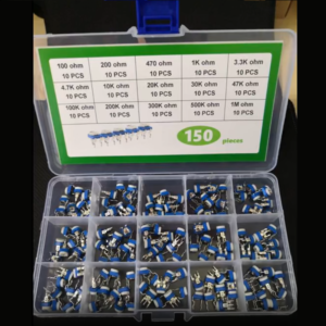 Kit de 150 Resistencias Potenciometro 15 Valores Diferentes RM065