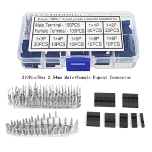 Kit de Conectores Dupont Macho/Hembra 310 Piezas