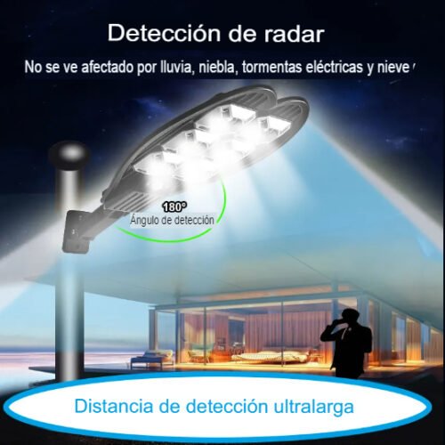 Lampara de Calle con Inducción Solar_2 Lampara de Calle con Inducción Solar Panel Solar