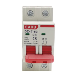 Disyuntor Dos Palancas DZ47-63 C3 Montaje en Carril DIN 35mm