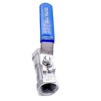 Válvula de Bola de Acero Inoxidable 1/2 pulgadas