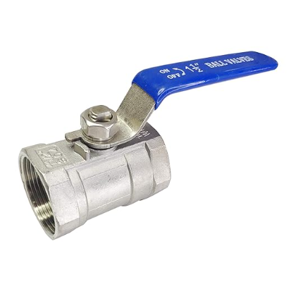 Valvula de Bola de Acero Inoxidable 1-1/2 pulgadas