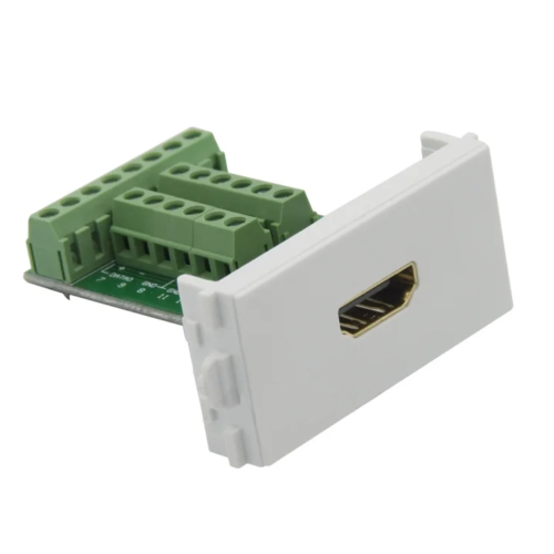 Placa de Pared, Entrada HDMI Placa de Pared, Entrada Multimedia HDMI, Conexión de Tornillo