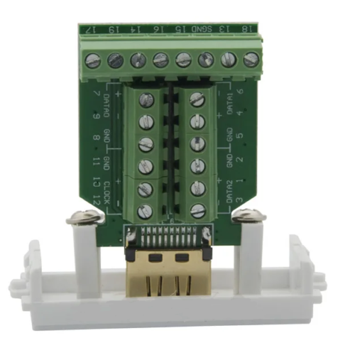 Placa de Pared, Entrada HDMI_4 Placa de Pared, Entrada Multimedia HDMI, Conexión de Tornillo