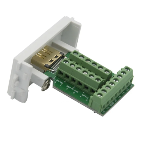 Placa de Pared, Entrada HDMI_5 Placa de Pared, Entrada Multimedia HDMI, Conexión de Tornillo