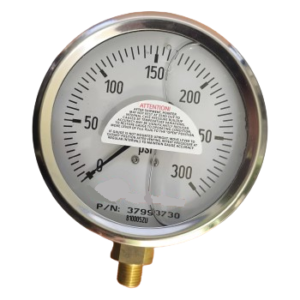 Manómetro con Glicerina, 0 - 300 PSI, Conexión 1/4 Pulgadas