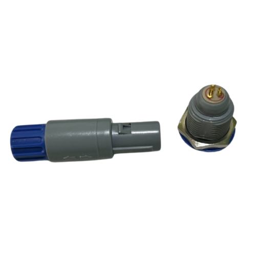 Conector TAA 0°, de Tracción Empuje de Plástico de Soldadura 3 Pines Macho/Hembra