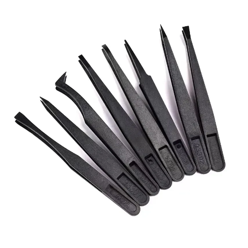 Juego de Pinzas Electrónicas Antiestaticas para Reparación de PCB, 8 Piezas Juego de Pinzas Electrónicas Antiestaticas para Reparación de PCB, 8 Piezas
