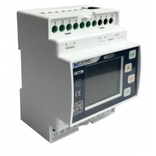 Medidor Inteligente de Corriente, ME231N2 Compatible con Rieles DIN Medidor de Potencia, ME231N2 Compatible con Rieles DIN