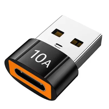 Adaptador OTG, USB-C Hembra a USB Macho_Negro Adaptador OTG, USB-C Hembra a USB Macho