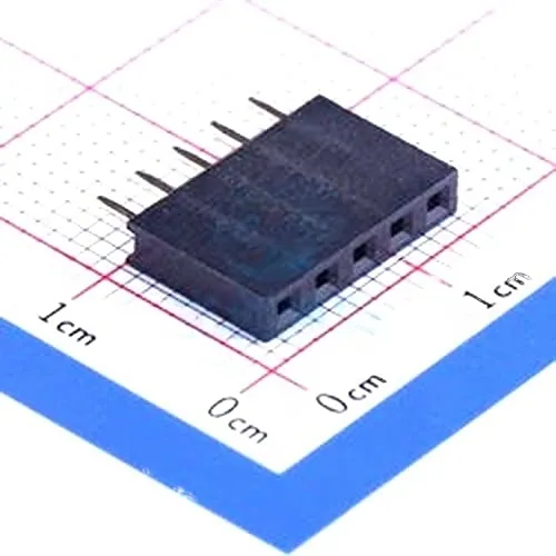 Terminal de Inserción Hembra, 5 Pines, 2.54mm Terminal de Inserción Hembra, 5 Pines, 2.54mm