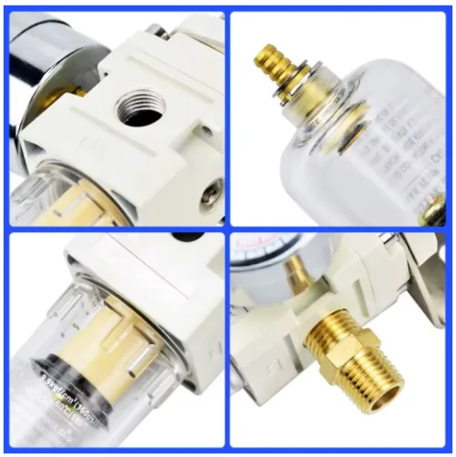 Filtro de Aire Neumatico, 14 BSP Regulador de Presion, Modelo AW2000-02_3 Filtro de Aire Neumático, 1/4 BSP Regulador de Presión, Modelo AW2000-02