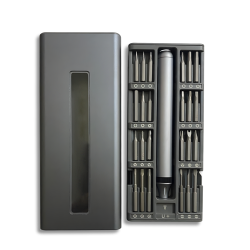 Destornillador Eléctrico Inalámbrico Recargable, 48 puntas de Acero