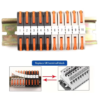 Bloque Conector Montaje en Riel DIN, con Tira Numerica (10 piezas)_2 Bloque Conector Montaje en Riel DIN, con Tira Numérica (10 Piezas)