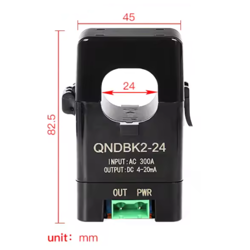 Sensor de Corriente, Salida 4 - 20mA, Entrada 50A